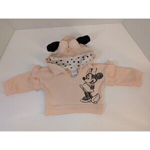 Disney Minnie Mouse Baby Girl’s Sweatshirt Hoodie Size Newborn